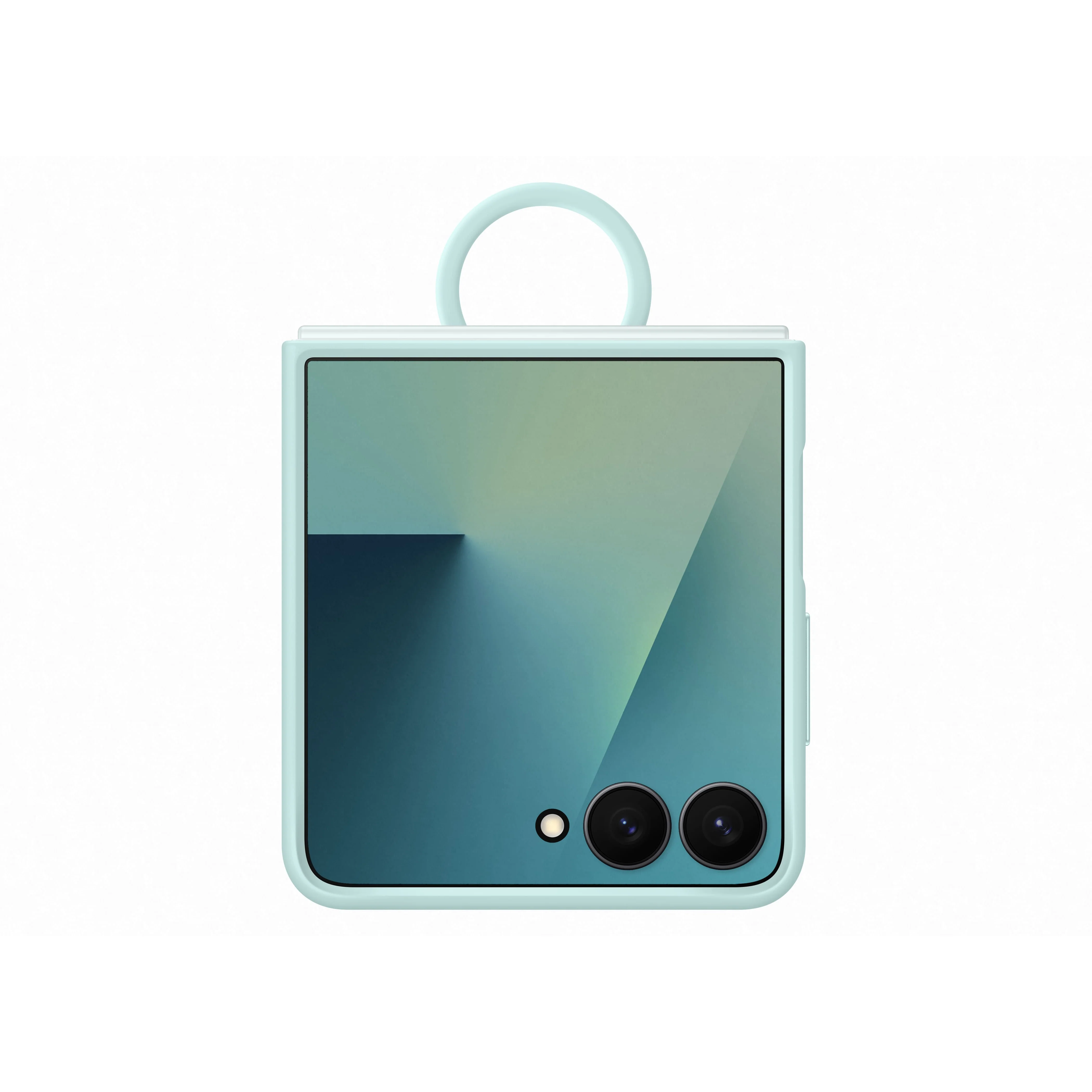 Samsung Galaxy Z Flip7 Silicone Ring Case, Mint
