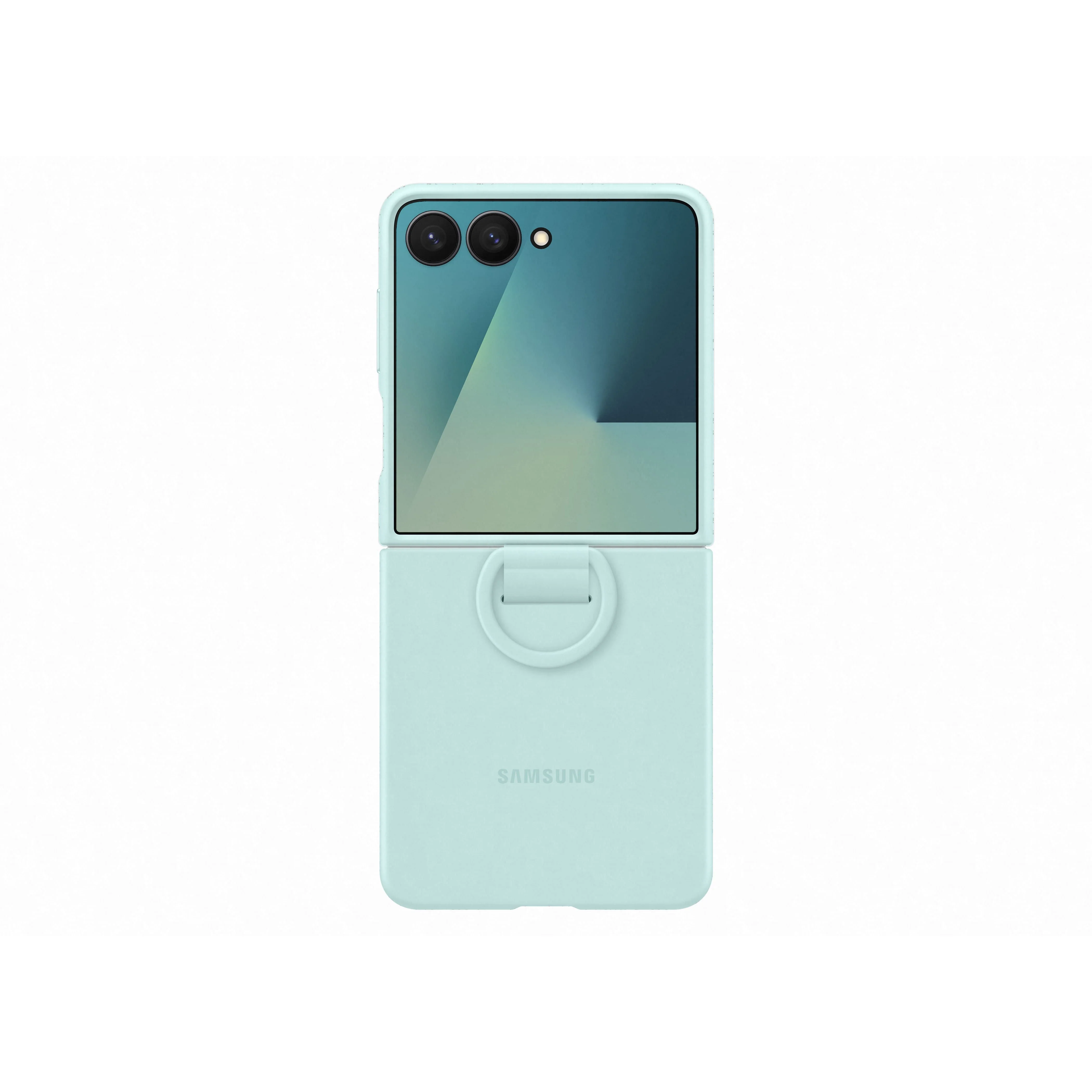 Samsung Galaxy Z Flip7 Silicone Ring Case, Mint - Image 2