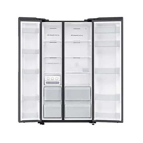 Samsung Side By Side Refrigerator with Digital Inverter 680L Black RS62R5001B4 - Image 3