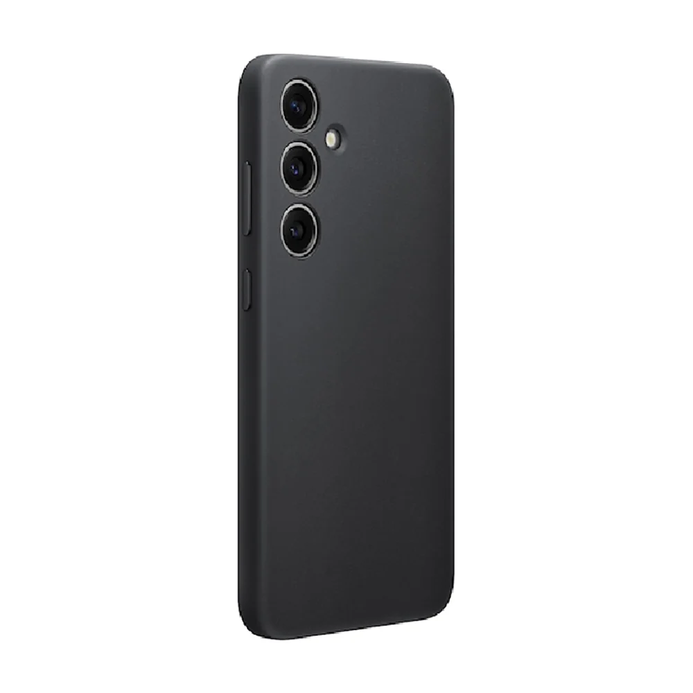 Samsung Vegan Leather Case for Galaxy S24+ Black - Image 5