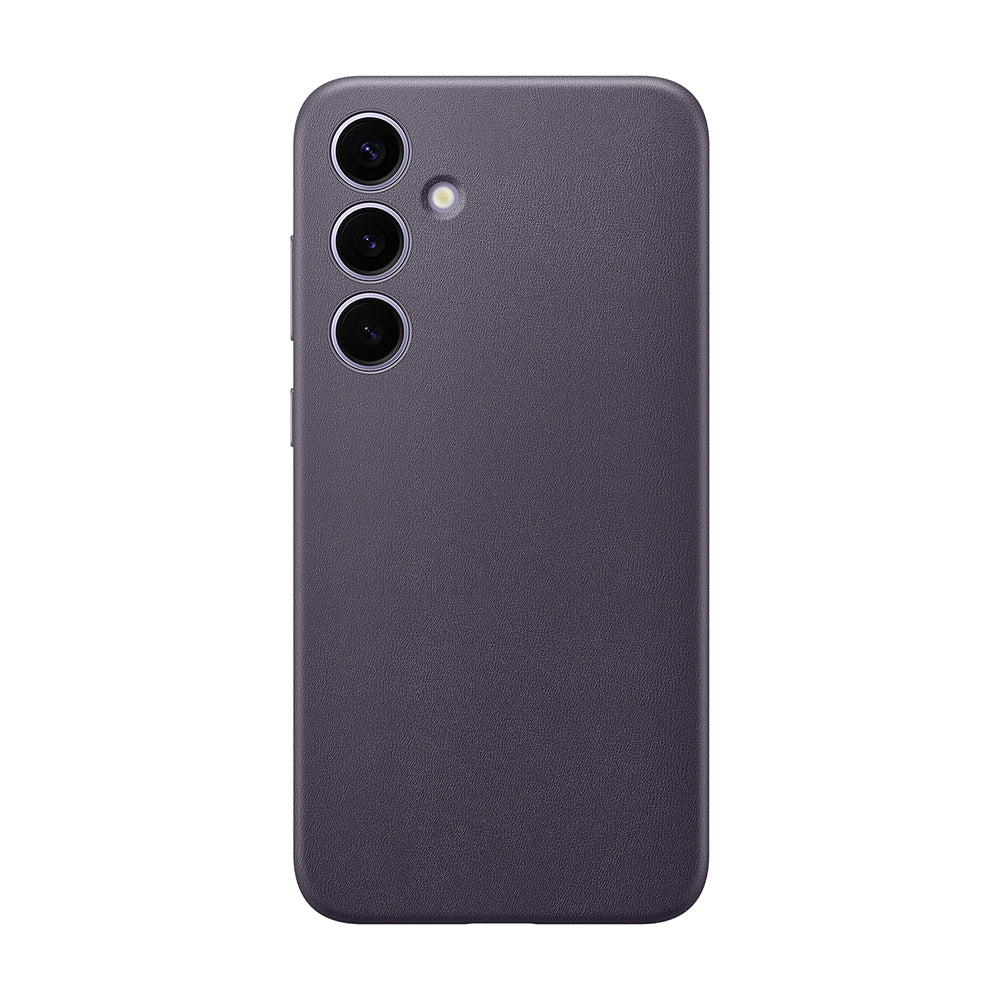 Samsung Vegan Leather Case Cover for Galaxy S24+ Violet