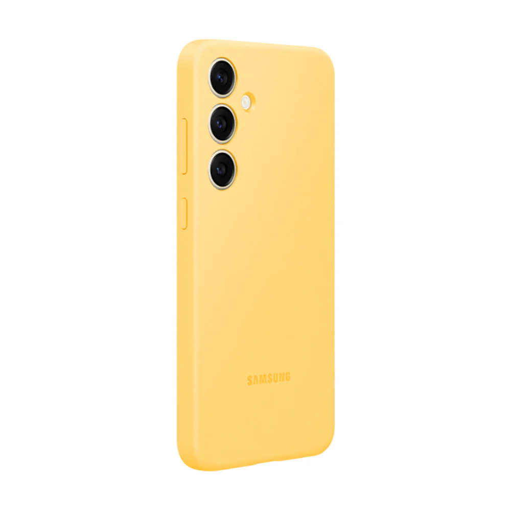Silicone Case Cover for Samsung Galaxy S24 Plus Yellow - Image 5