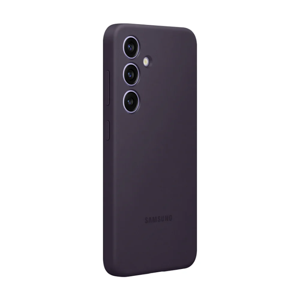 Silicone Case Cover for Samsung Galaxy S24 Dark Violet - Image 6