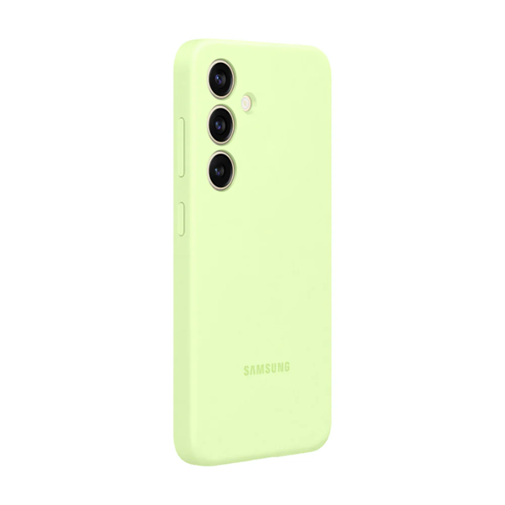Silicone Case Cover for Samsung Galaxy S24 Lime - Image 5