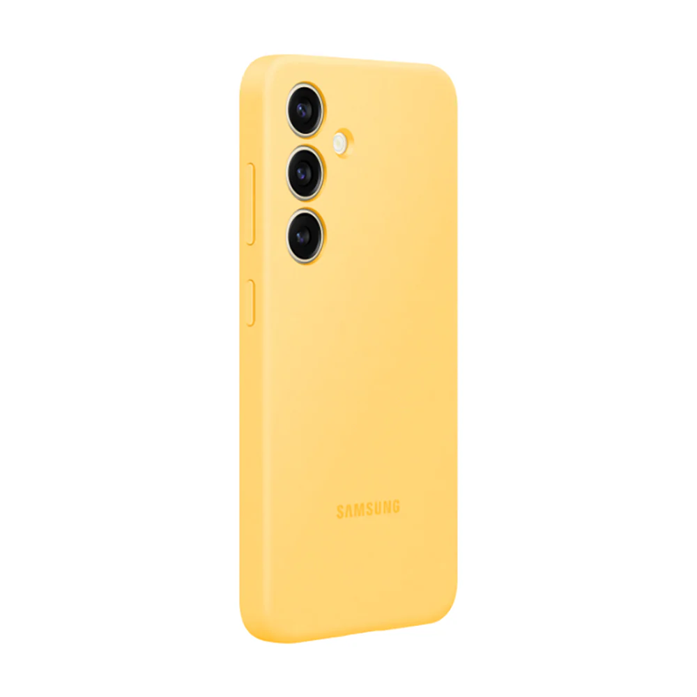 Silicone Case Cover for Samsung Galaxy S24 Yellow - Image 5