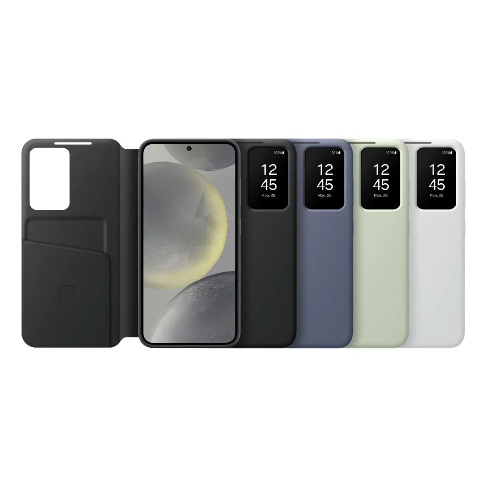 Smart View Wallet Case for Samsung Galaxy S24 White - Image 6