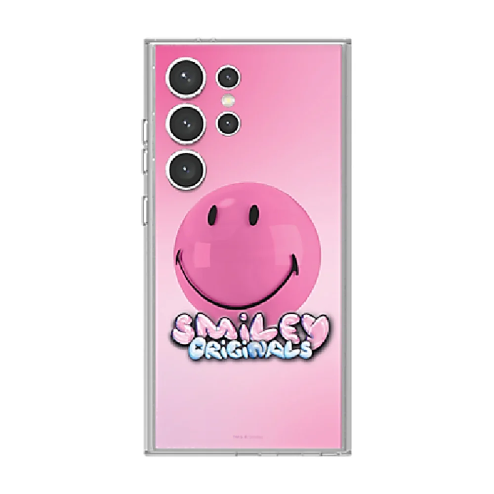Samsung Smiley Flipsuit Card for Galaxy S24 Ultra Pink - Image 2