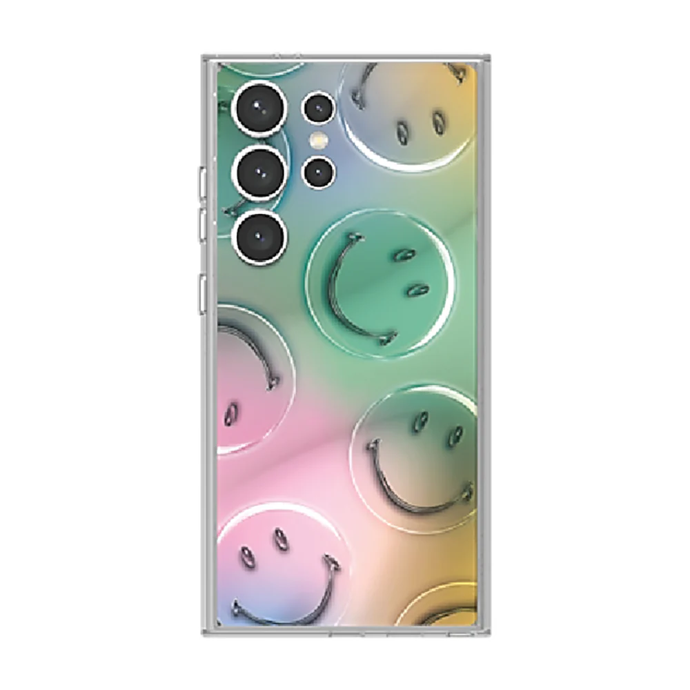 Samsung Smiley Bubble Flipsuit Card for Galaxy S24 Ultra Green - Image 2