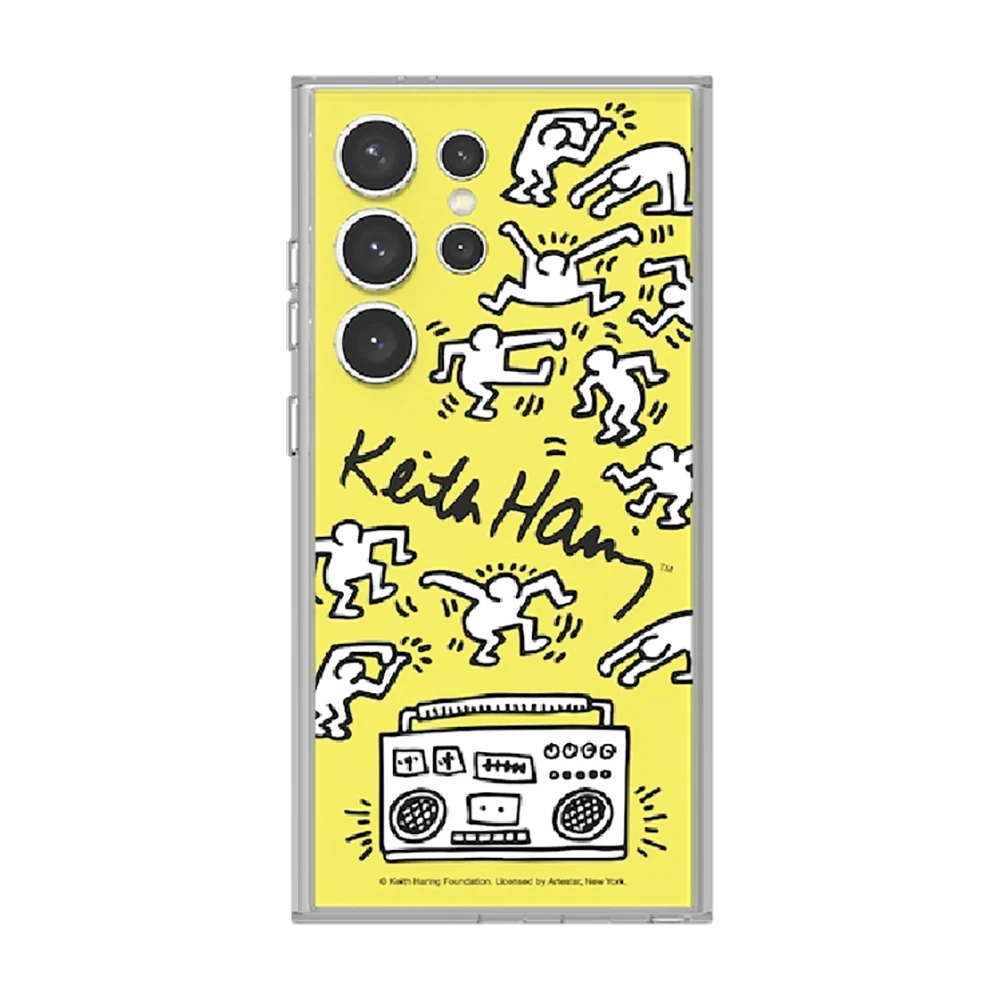 Samsung Keith Haring Dance Interactive Card for Galaxy S24 Ultra Yellow - Image 5