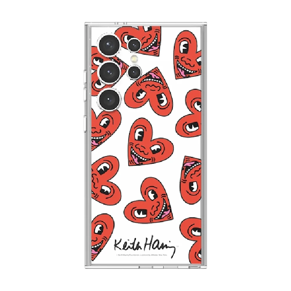 Samsung Keith Haring Heart Interactive Card for Galaxy S24 Ultra Red - Image 5