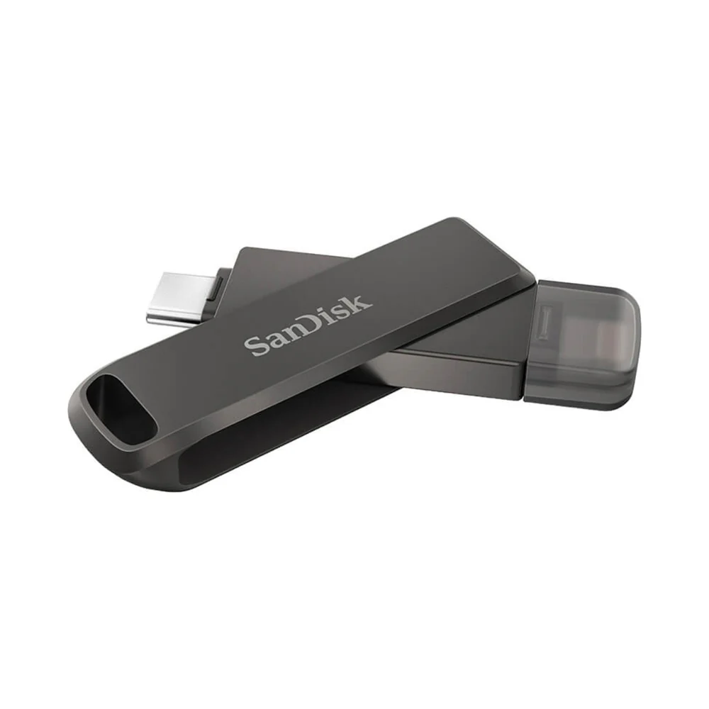 Sandisk iXpand Luxe USB-C/Lightning Flash Drive 64GB Black