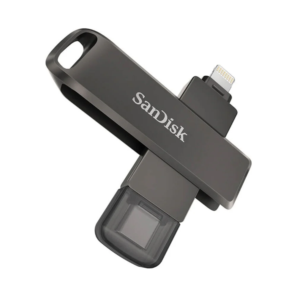 Sandisk iXpand Luxe USB-C/Lightning Flash Drive 64GB Black - Image 6