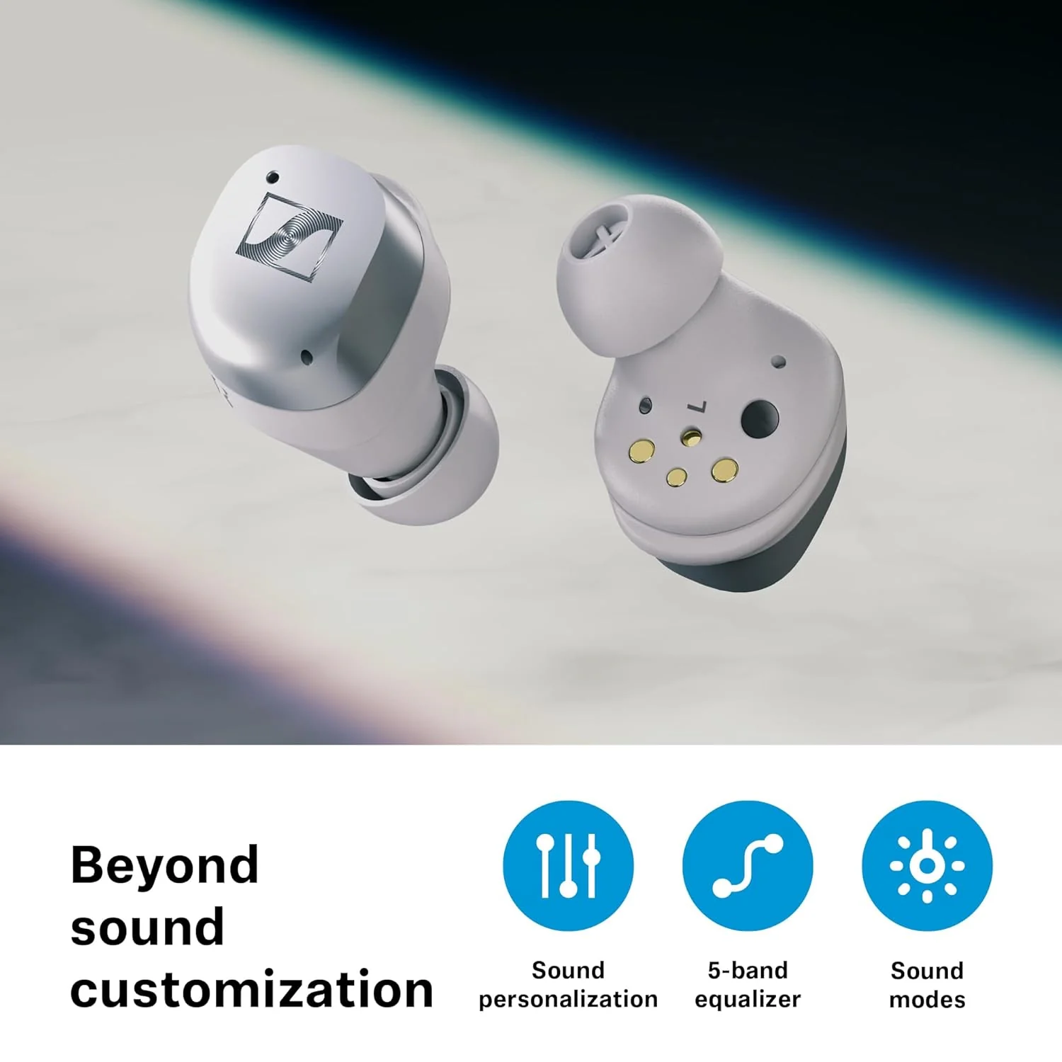 Sennheiser Momentum 4 True W/L Silver - Image 2