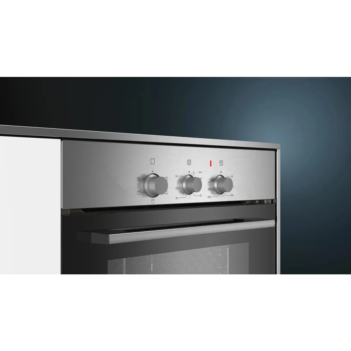 Siemens iQ100 Built-in Oven 60 x 60 cm, 4 cooking modes, Stainless steel, HB011FBR1M - Image 3