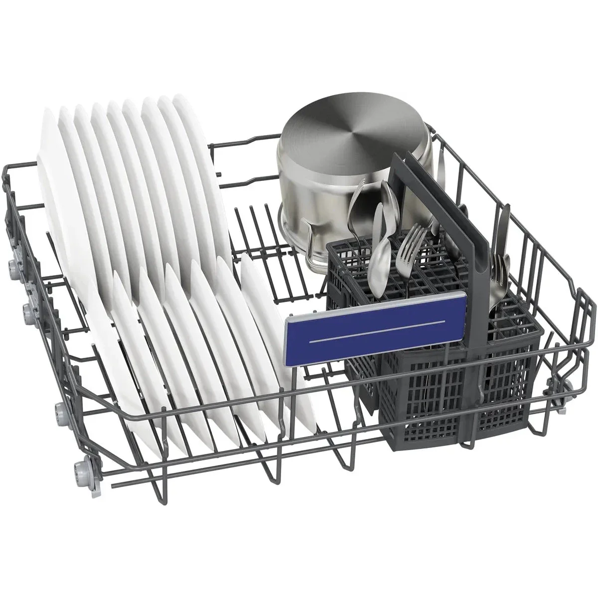 Siemens iQ300 14 Place Settings Freestanding Dishwasher, 60 cm, Wi-Fi, Black Inox, SN23HC25MM - Image 7