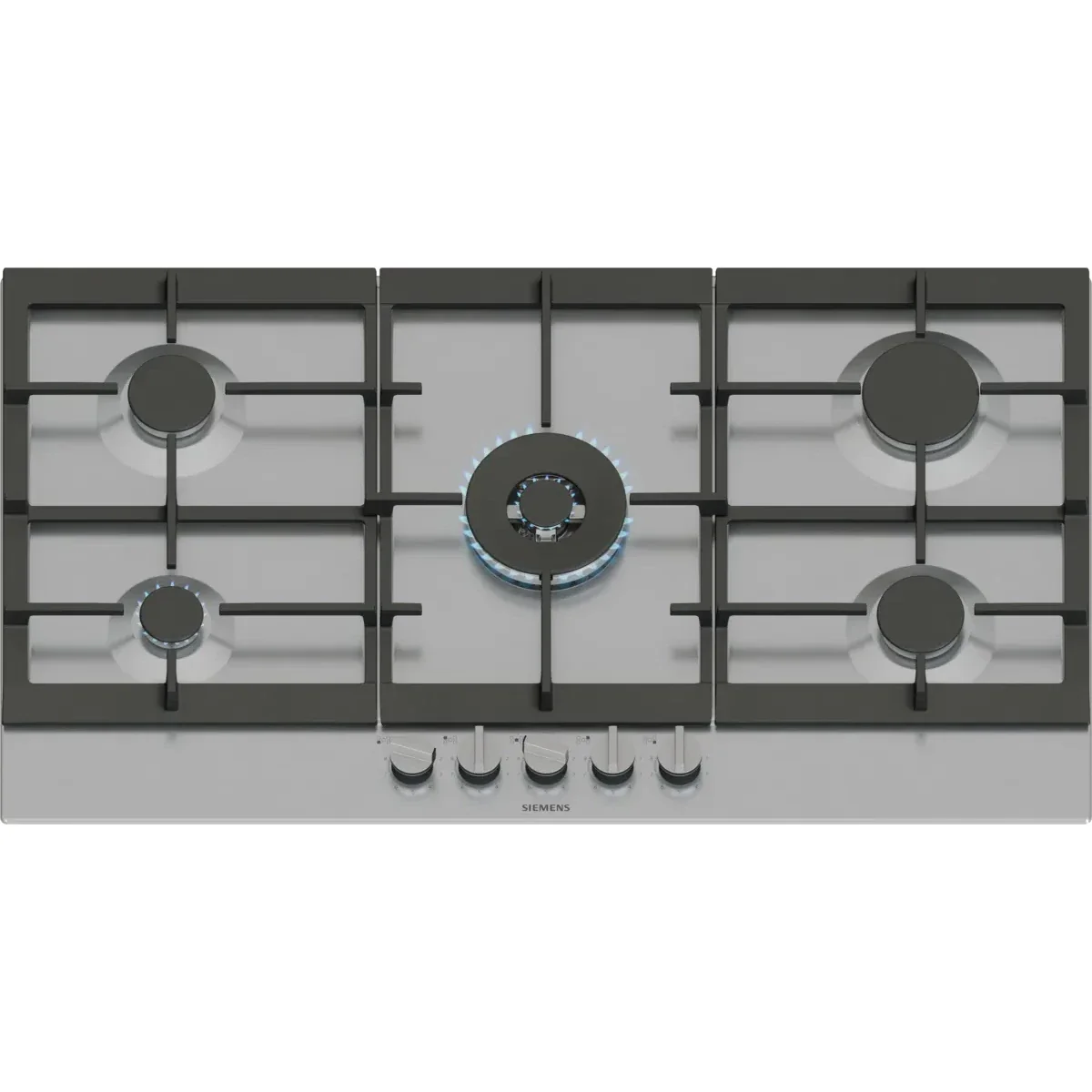 Siemens iQ500 5 Burners Built-in Gas Hob 90cm, Stainless steel, EC9A5RI90M