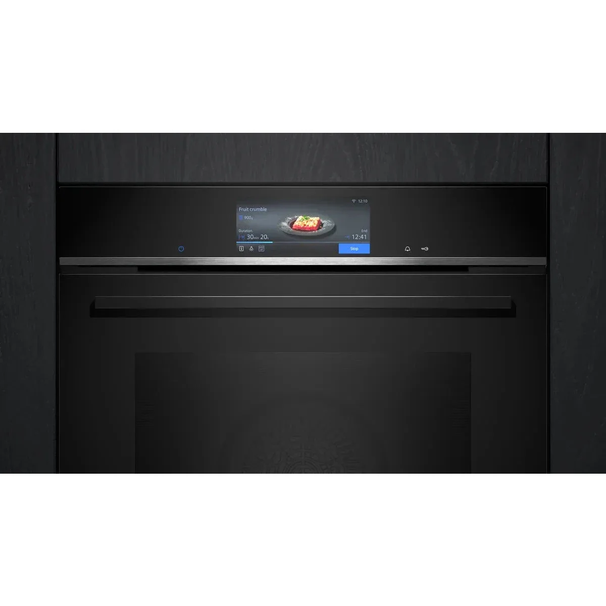 Siemens iQ700 Built-in Oven 60 x 60 cm, Black, Wi-Fi, HB778GNB1M - Image 2