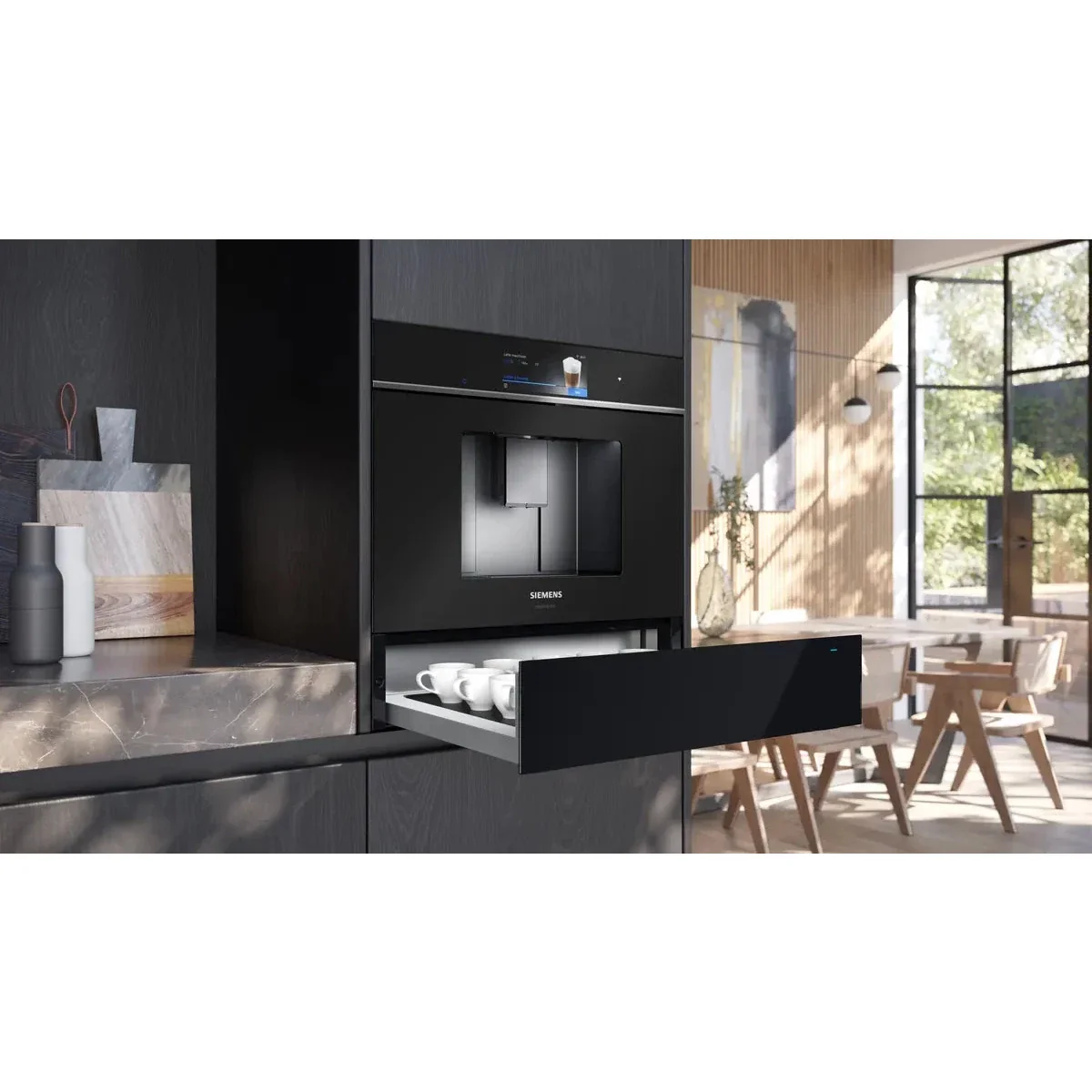 Siemens iQ700 Built-in Warming Drawer, 60cm, Wi-Fi, Black, BI710C1B1B - Image 4