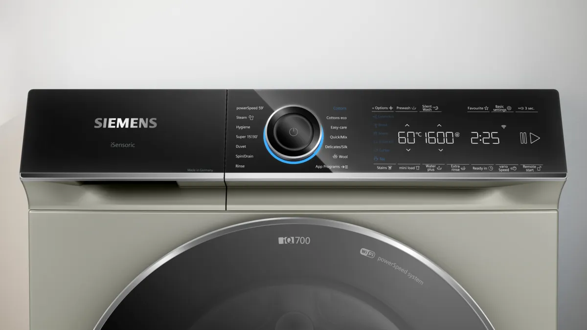 Siemens iQ700 Home Connect 10 Kg Washing Machine, Graphite Color, WG56B20XGC - Image 2