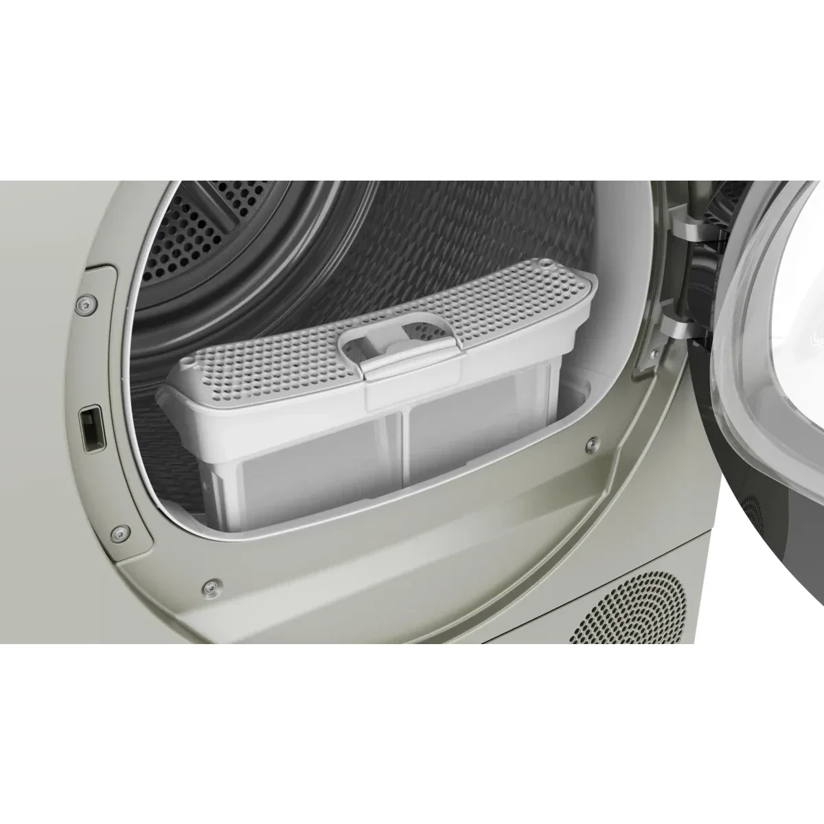 Siemens iQ700 Heat Pump Tumble Dryer 9KG, Wi-Fi, Silver Inox, WQ45B2BXGC - Image 6
