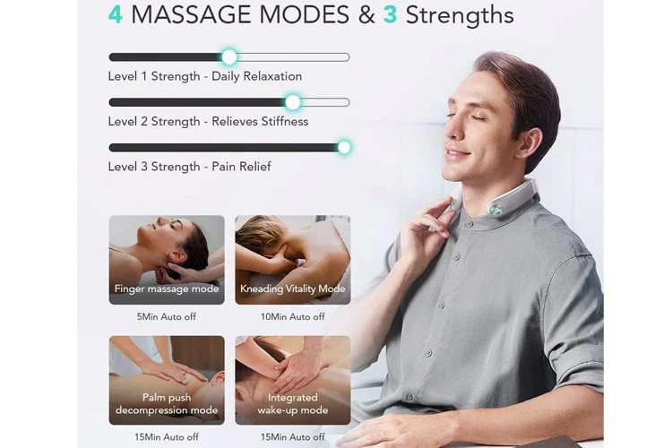 SKG G7 Pro-Fold Neck Massager, Smart Foldable Design, Deep Tissue Relaxation, Portable Neck Therapy Device - Image 2