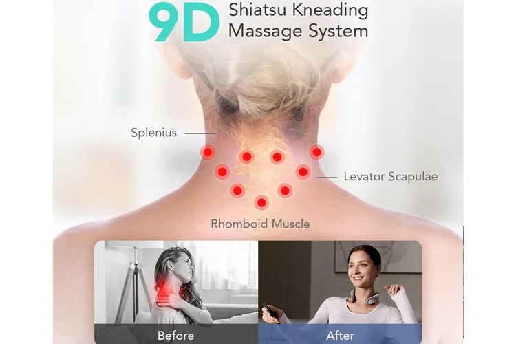 SKG G7 Pro-Fold Neck Massager, Smart Foldable Design, Deep Tissue Relaxation, Portable Neck Therapy Device - Image 3