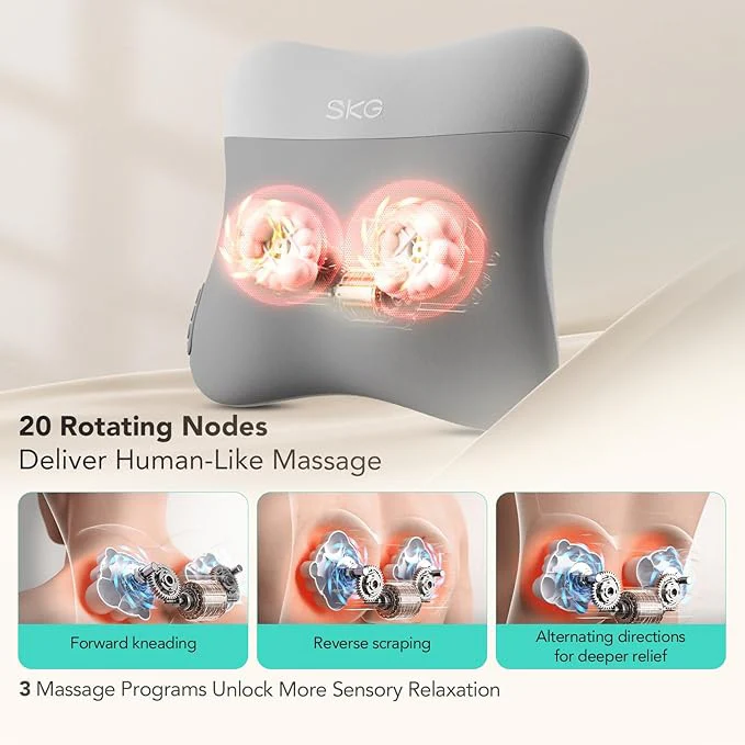 SKG VS500 Waist Massager, Smart Heating Waist Support, Electric Muscle Relaxation Therapy Device - Image 2