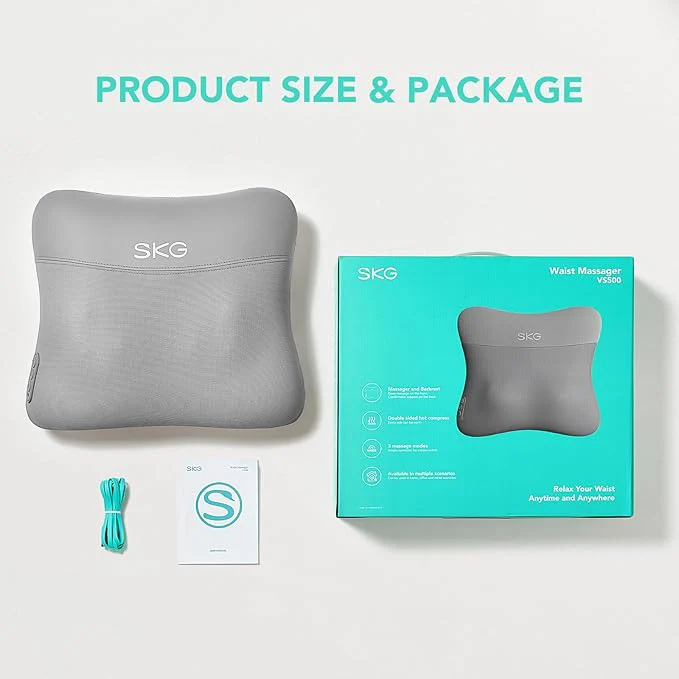 SKG VS500 Waist Massager, Smart Heating Waist Support, Electric Muscle Relaxation Therapy Device - Image 3
