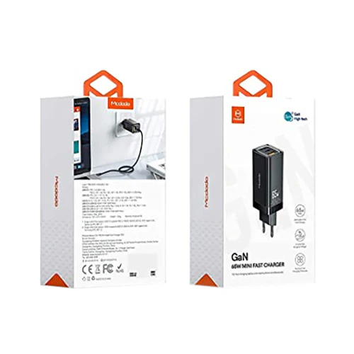 Smartix 65W Smart GaN Wall Power Adapter With 18W QC Black - Image 6