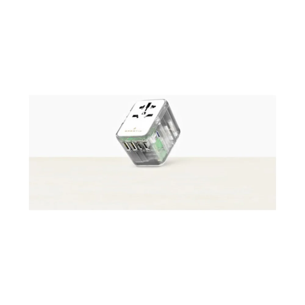 Smartix Premium GaN 65W International Travel Adaptor Transparent - Image 3