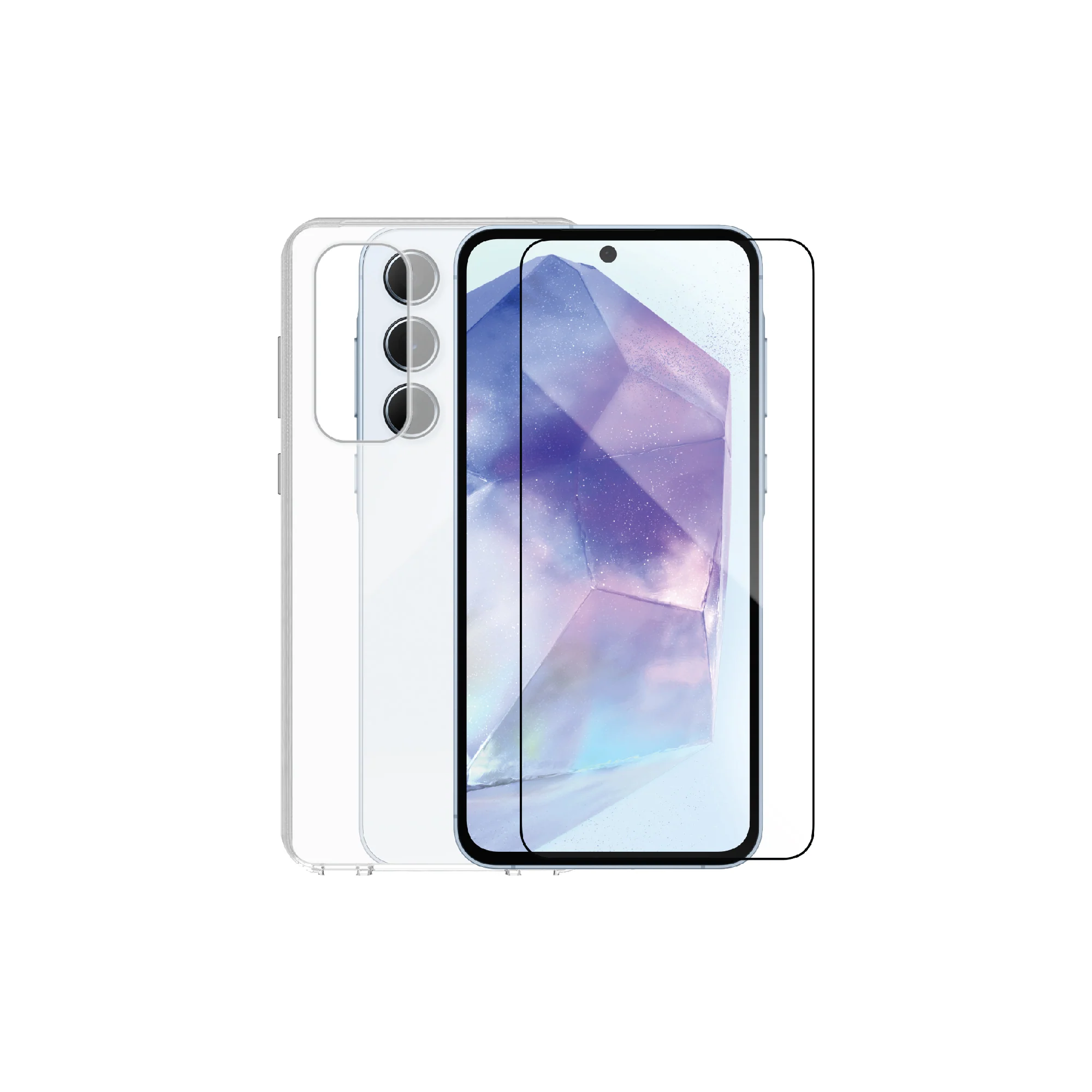 Smartix Clear Case with Screen Protector Samsung Galaxy A55 IGBA55
