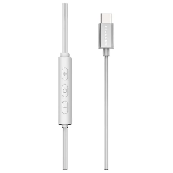 Smartix Immerse Link Designer Wired USB-C In-Ear Headset, White - Image 3