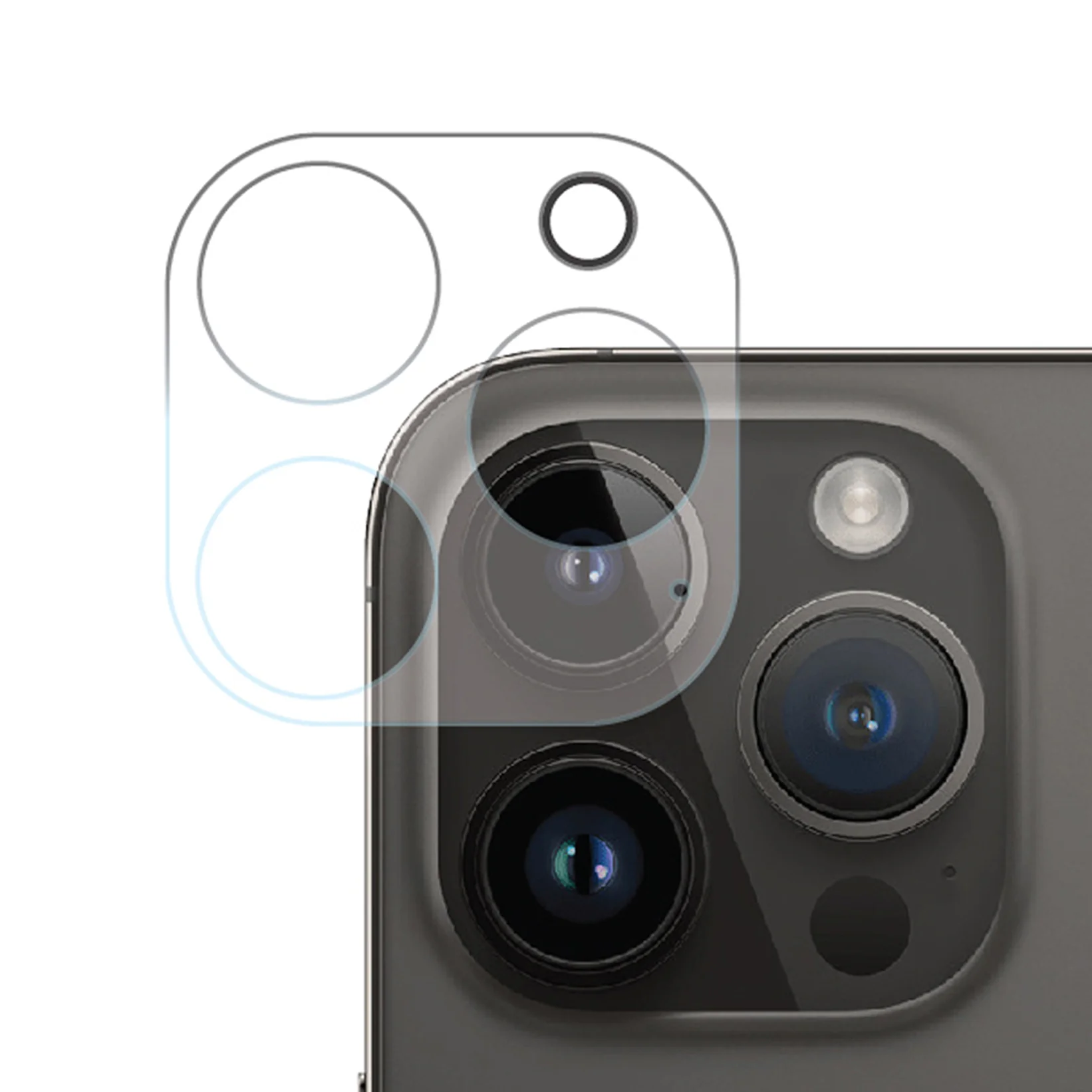 Smartix Lens Protector for iPhone 15 Pro/iPhone 15 Pro Max SM15PRCLCP - Image 3