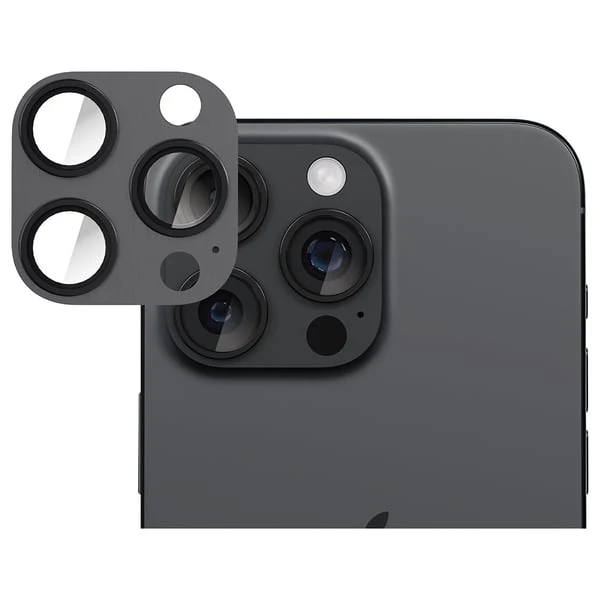 Smartix Lens Protector for iPhone 16 Pro/Pro Max Black Titanium - Image 2