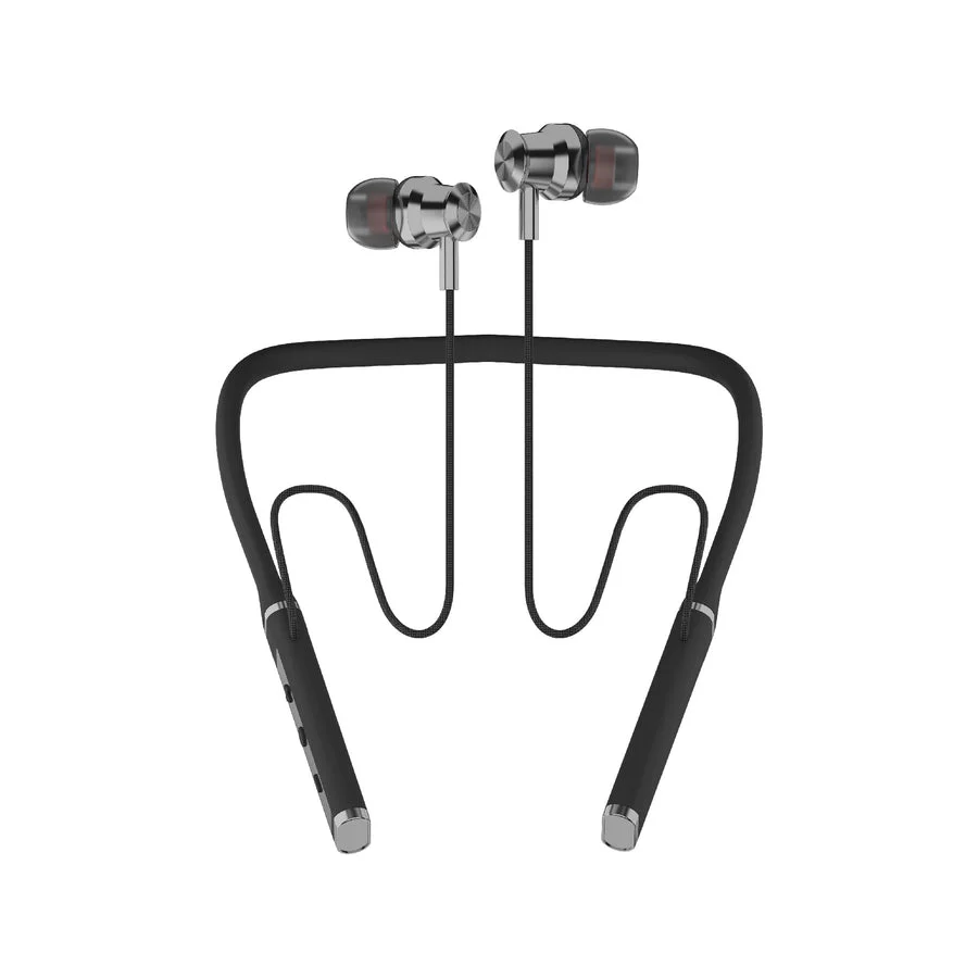 Smartix Premium Immerse Curv Neckband Wireless Earphone, Black