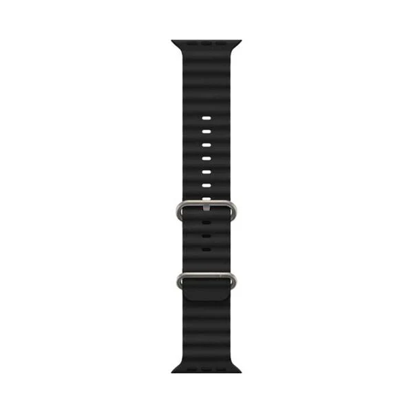Smartix Silicone Apple Watch Band 49/45/44/42mm Black
