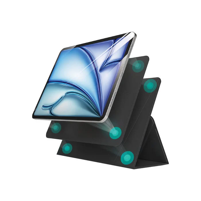 Smartix SMCVIP11ABK Magnetic VersaGrip Case for iPad Air 11-inch M2 Black - Image 2