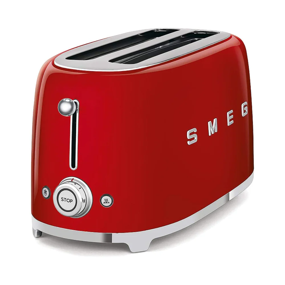 Smeg 50's Retro Style 4-Slice Toaster 1500W Red - Image 3
