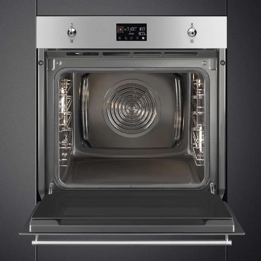 Smeg Classica Electric Single Oven 68L Silver - Image 3