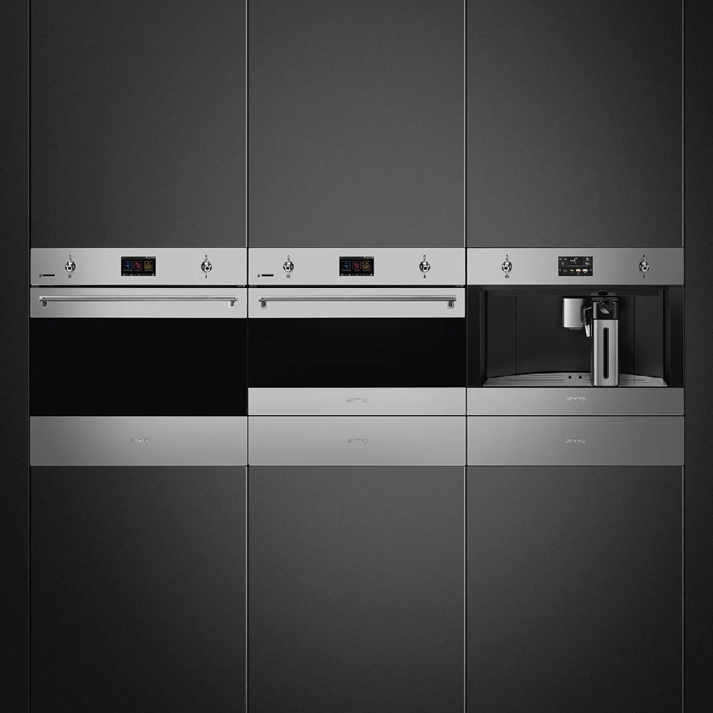 Smeg Classica Built In Reheat Warming Drawer Silver - Image 2