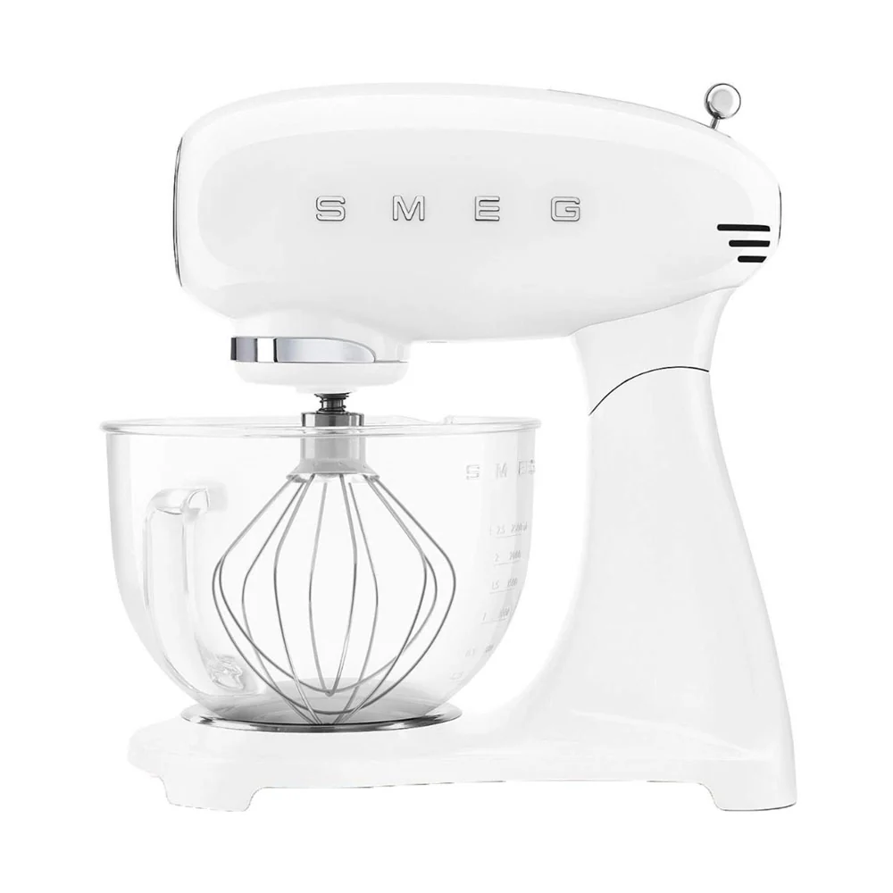 Smeg Retro 50's Style Stand Mixer White SMF13WHUK