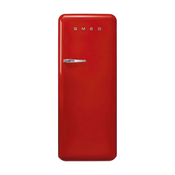 SMEG 50s Retro Style Single Door Refrigerator, 281 Liters, Red, FAB28RRD5GA