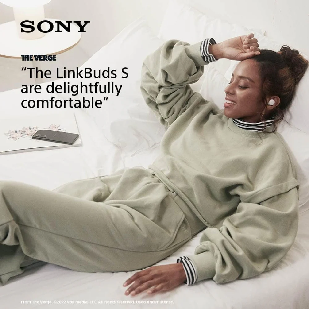 Sony Linkbuds S Truly Wireless Noise Cancellation Earbuds White - Image 5