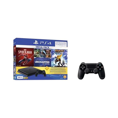 Sony PlayStation 4 Slim 500GB Console With Controller Black - Image 6
