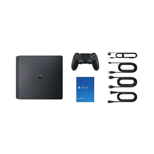 Sony PlayStation 4 Slim 500GB Console With Controller Black - Image 7