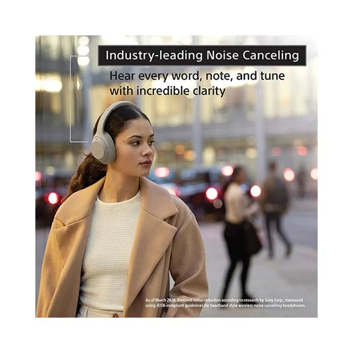Sony Wireless Noise Cancelling Over-Ear Headphones Black - Image 3