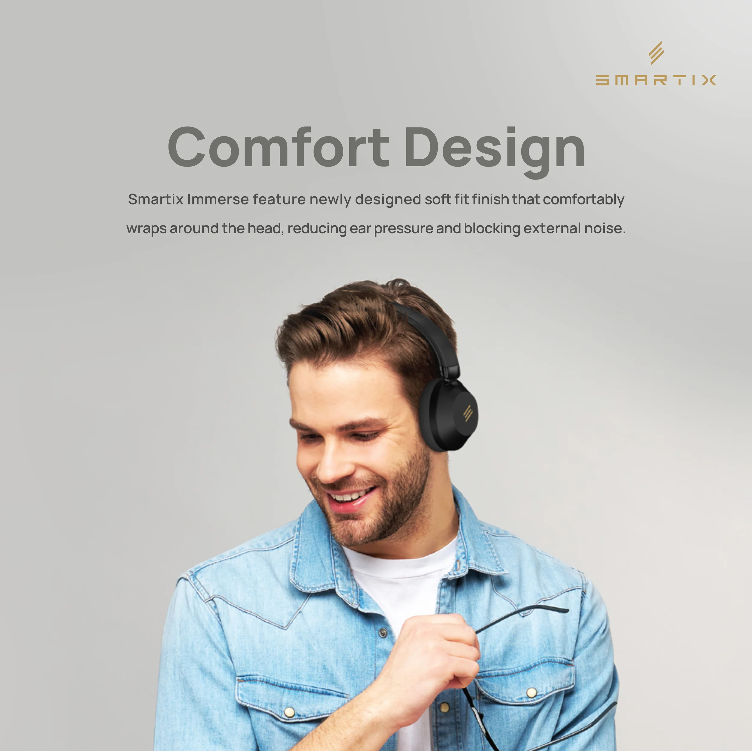 SoundPod SMBTHBKPP ANC Headphones Immerse ProX - Image 5