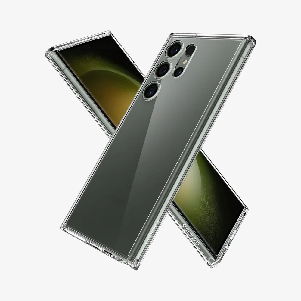 Spigen Ultra Hybrid Case for Samsung Galaxy S23 Ultra Clear - Image 6