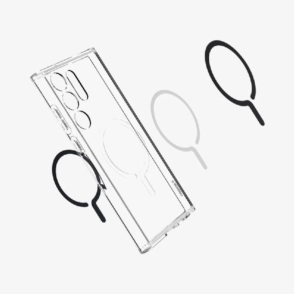 Spigen Ultra Hybrid Metal Ring MagFit for Samsung Galaxy S23 Ultra Black - Image 6
