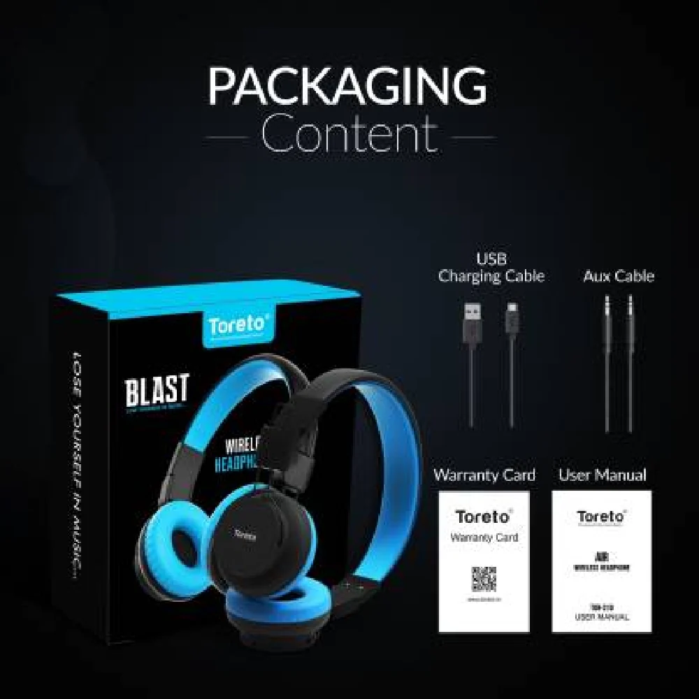 Toreto Tor209 Blast Wireless Headphone - Image 7